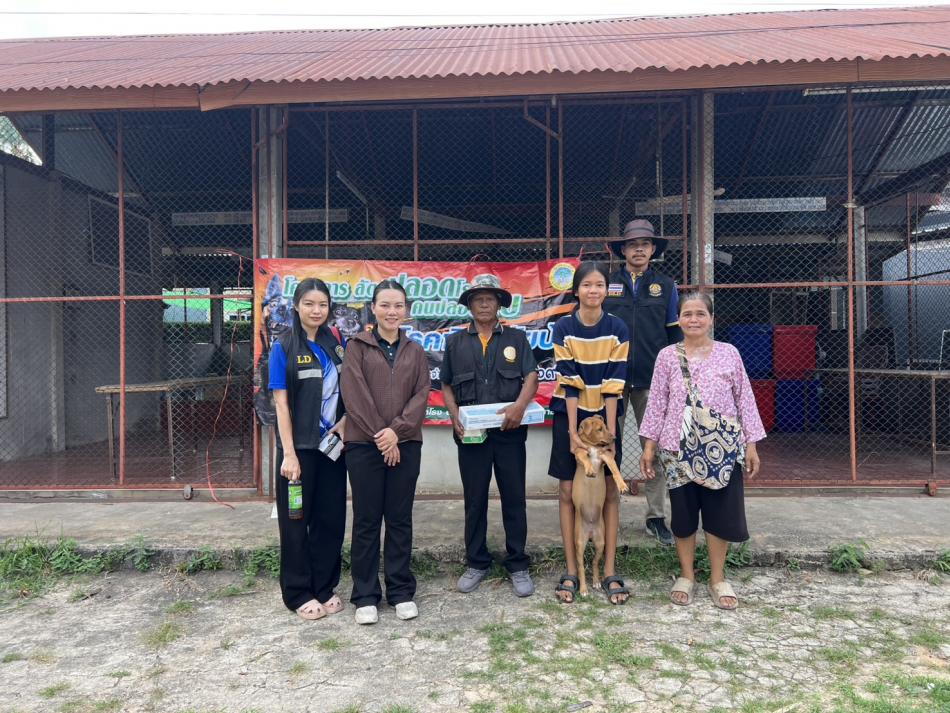 เทศบาลตำบลสำโรง ออกฉีดวัคซีนป้องกันโรคพิษสุนัขบ้าตามโครงการสัตว์ปลอดโรค คนปลอดภัยจากโรคพิษสุนัขบ้า