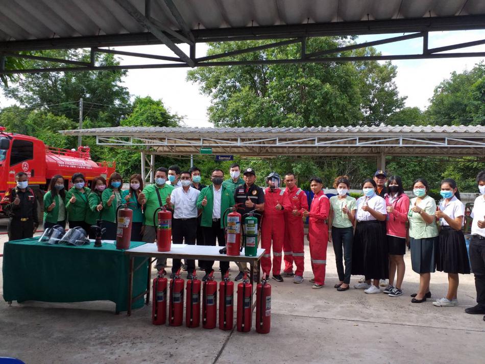 ซักซ้อมแผนกรณีเกิดอัคคีภัย ประจะปี2563 (8 ภาพ)