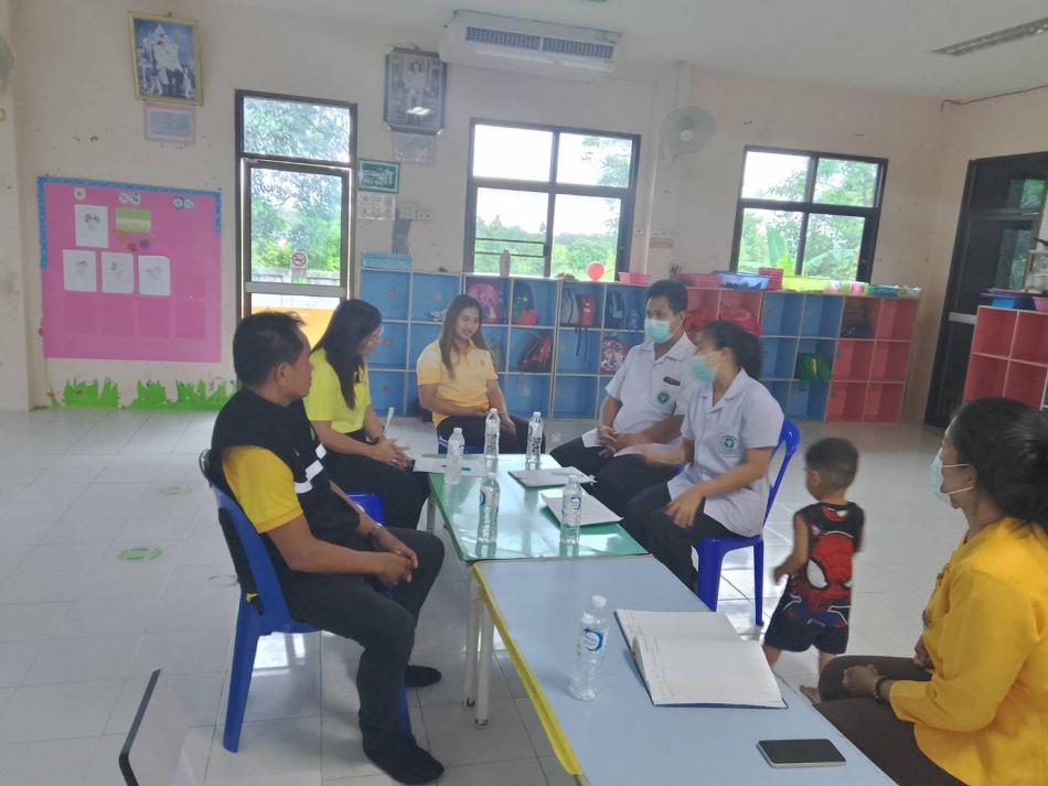 ร่วมลงพื้นที่ตรวจเยี่ยม ศูนย์พัฒนาเด็กเล็กบ้านหนองเทาสังกัด ศูนย์พัฒนาเด็กเล็กเทศบาลตำบลสำโรง