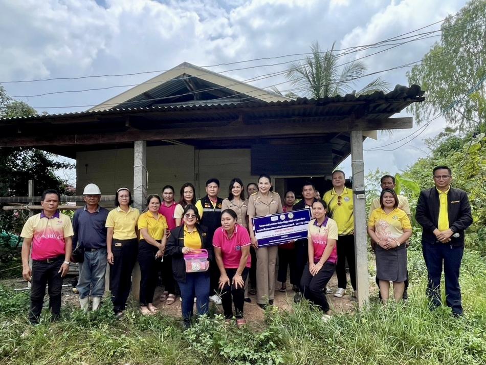 แผนมอบบ้านตามโครงการปรับสภาพสิ่งแวดล้อมที่อยู่อาศัย สำหรับคนพิการ ผู้สูงอายุ ผู้ป่วยที่อยู่ในระยะกึ่งเฉียบพลัน และผู้ที่มีภาวะพึ่งพิง กองทุนฟื้นฟูสมรรถภาพจังหวัดอุบลราชธานี